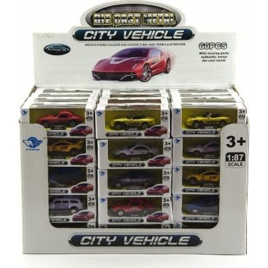 Kovové autíčko - mix druhů