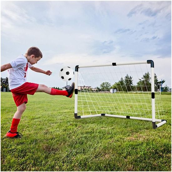 Fotbalová branka 2v1 s míčem 92x61 cm