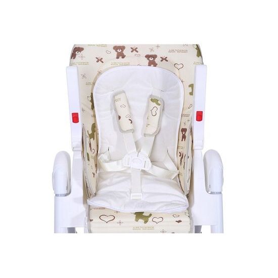 Ecotoys jídelní židlička 2v1 béžová