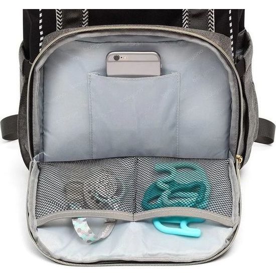 BABYONO Taška přebalovací/batoh Oslo Style černá