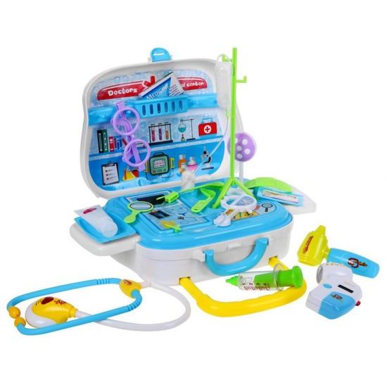 Majlo Toys dětský lékařský kufřík s příslušenstvím na baterie Medical Suitcase