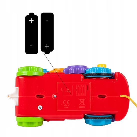 Veselá lokomotiva pro nejmenší s ozubenými kolečky Animal Train