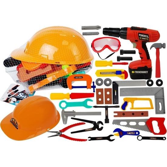 Sada dětského nářadí s vrtačkou na baterie Safety Tool