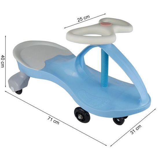 Gravitační odrážedlo se svítícími koly Spinner modré