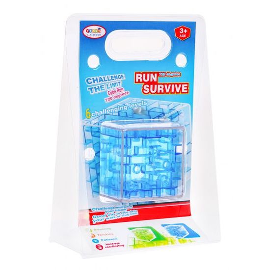 Kostka 3D labyrint Run Survive