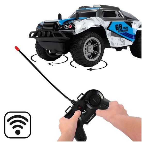 Terénní auto na dálkové ovládání Mountain Champion 1:18 modro-zelené