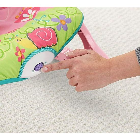 Dojčenské ležadlo 3v1 s vibráciami Baby Rocker ružové