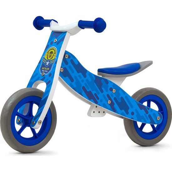 Dětské multifunkční odrážedlo 2v1 Milly Mally Cool Blue Army