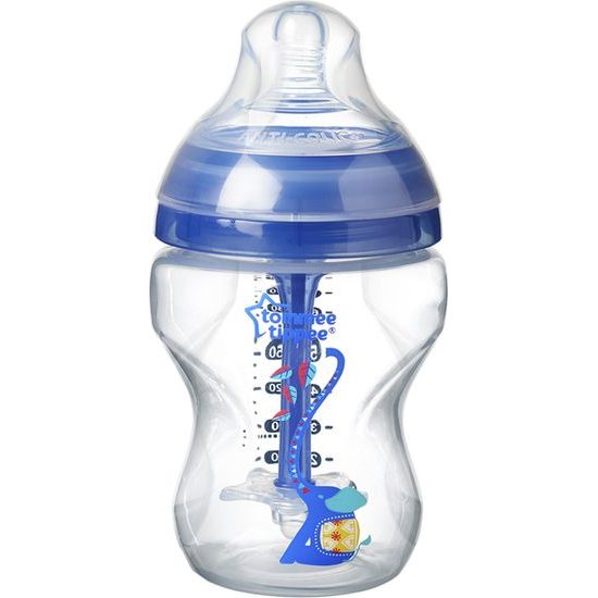 Tommee Tippee Kojenecká láhev C2N ANTI-COLIC Boy 260 ml 0m+