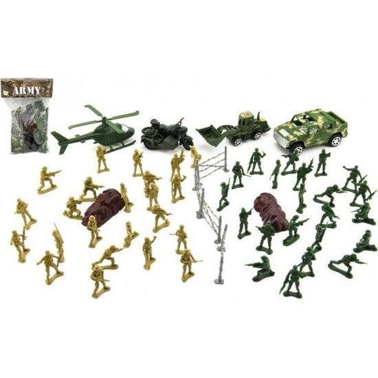 Sada vojáci s doplňky