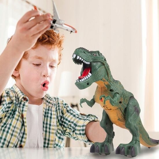 Interaktivní dinosaurus se světlem a zvuky T-Rex zelený