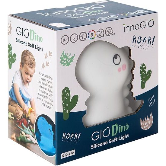 Innogio Innogio Přenosná silikonová lampička- Dino