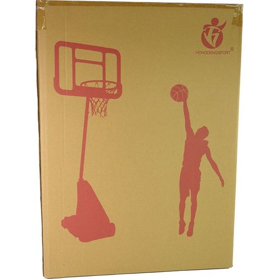 Basketbalový koš na kolečkách černý 3m