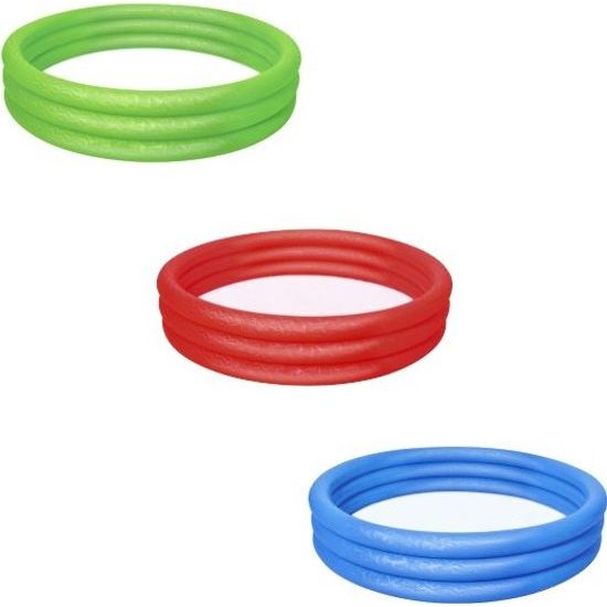 Bazén dětský nafukovací 3 komory - mix 3 barvy