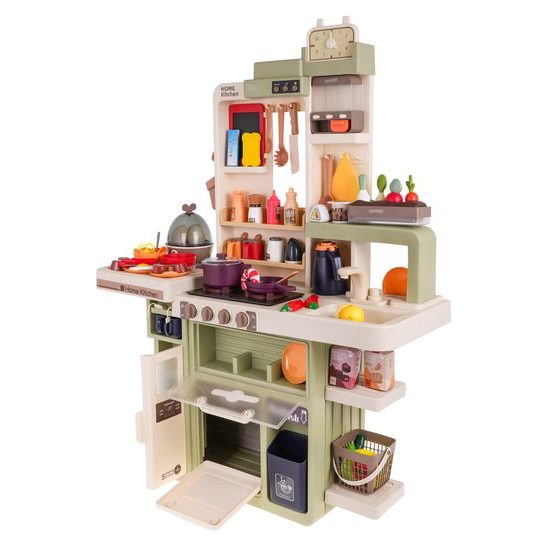 Dětská kuchyňka XXL se zvuky, tekoucí vodou a párou Spray Kitchen