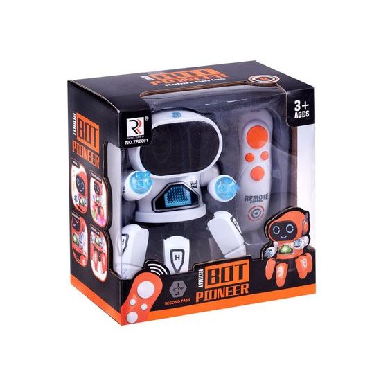 Interaktivní tančící robot na dálkové ovládání Boot Pioneer bílý