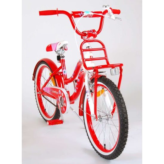 Dětské kolo Volare Lovely červeno-bílé 20"