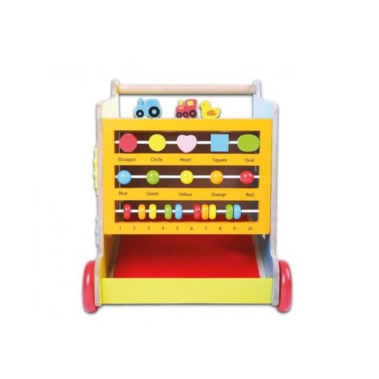 Ecotoys velké dřevěné multifunkční chodítko