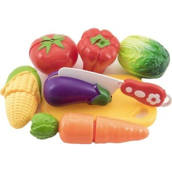 Zelenina krájecí s prkénkem s nožem