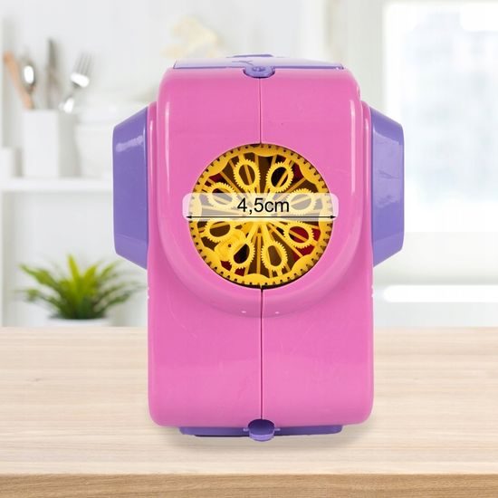 Dětská sekačka s bublifukem 2v1 Bubble Maker - růžová