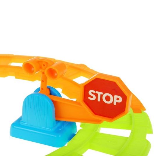 Veselý vláček pro nejmenší se světly a zvuky Dudu Train