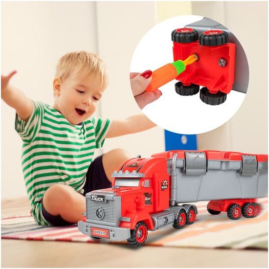 Šroubovací autíčko s kufříkem a 3 autíčky Fire Control