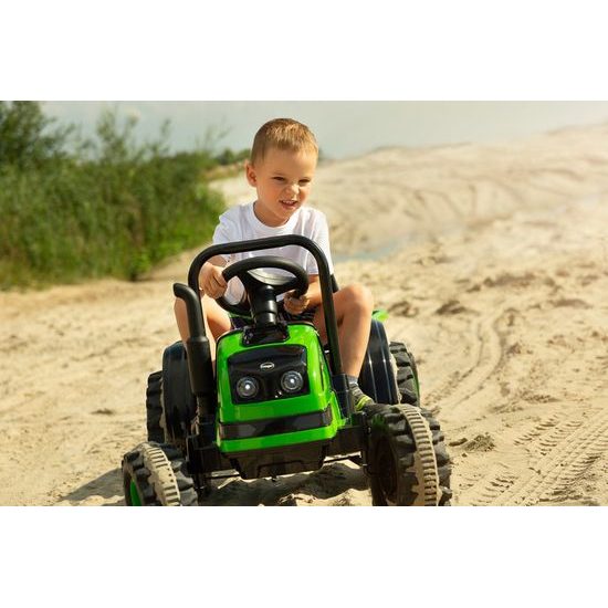 Elektrický traktor Hector červený