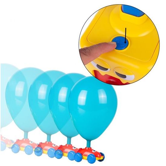Odpalovač autíček s nafukovacími balónky Balloon Car