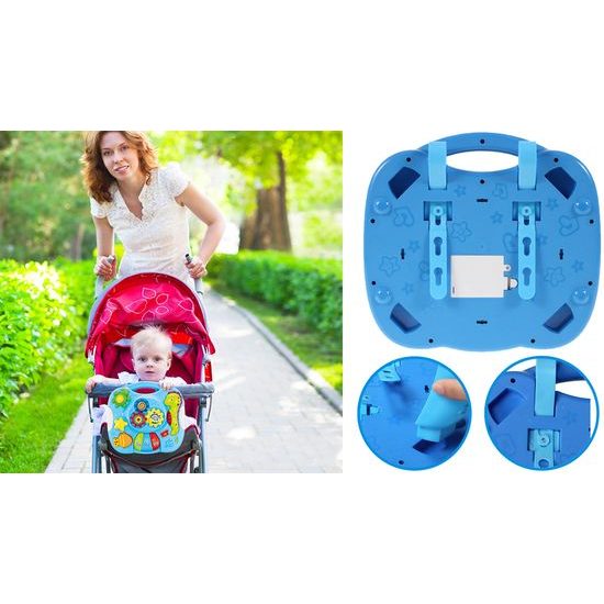 Edukační stoleček s piankem a zvuky 2v1 Želvička