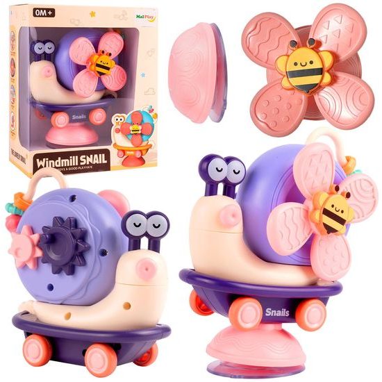 Interaktivní větráček pro děti Windmill Snail