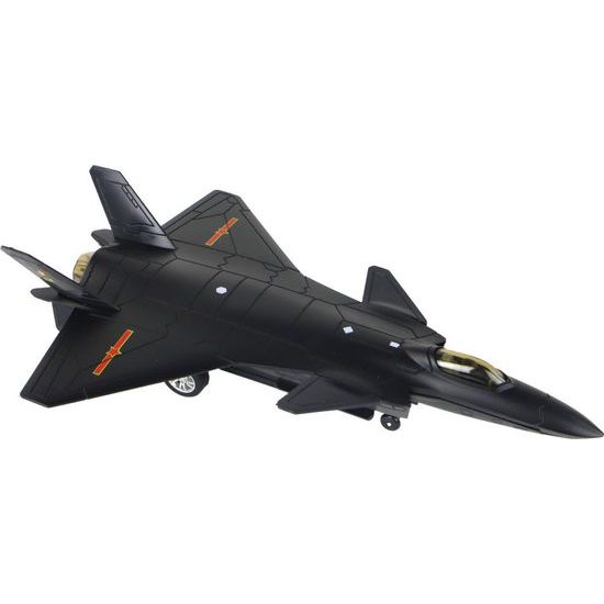 Model stíhačky černý nebo šedý