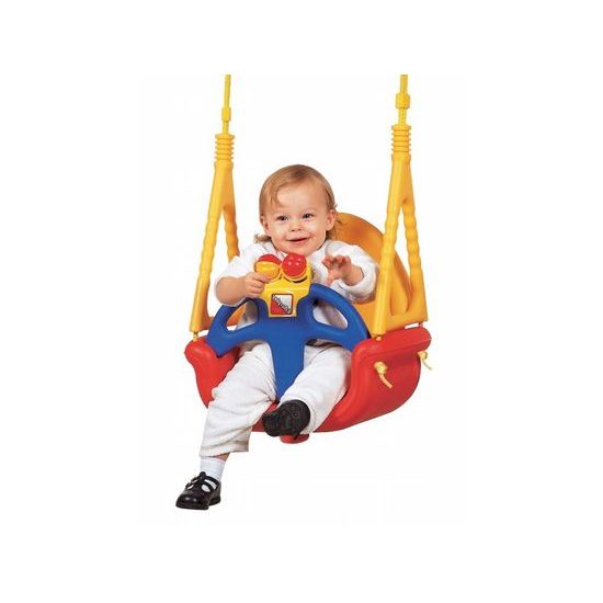 Ecotoys dětská houpačka 3v1 EduPlay