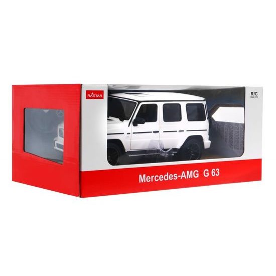 Rastar auto na dálkové ovládání Mercedes Benz G63 1:14 bílé
