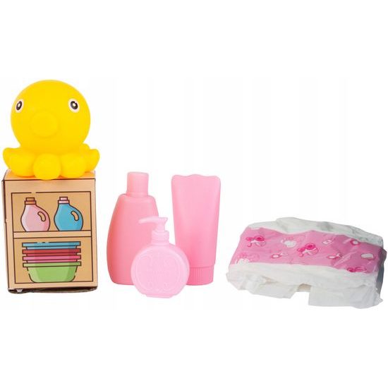 Panenka ve vaničce Baby Shower 29 cm s příslušenstvím