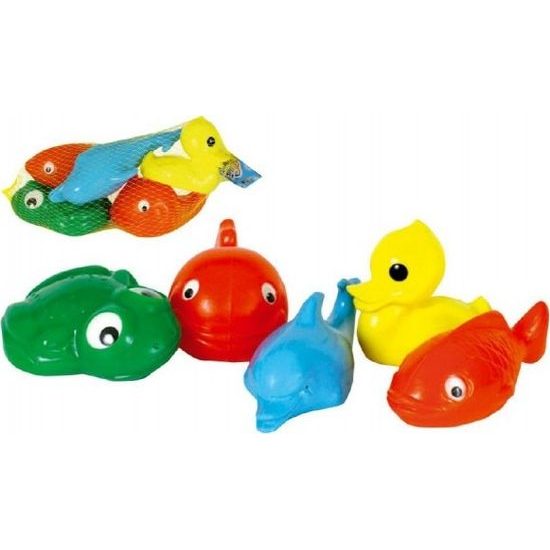 Plavací sada zvířátka do vany 5ks