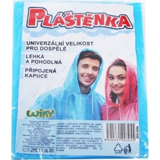 Pláštěnka universální velikost pro dospělé - mix 5 barev
