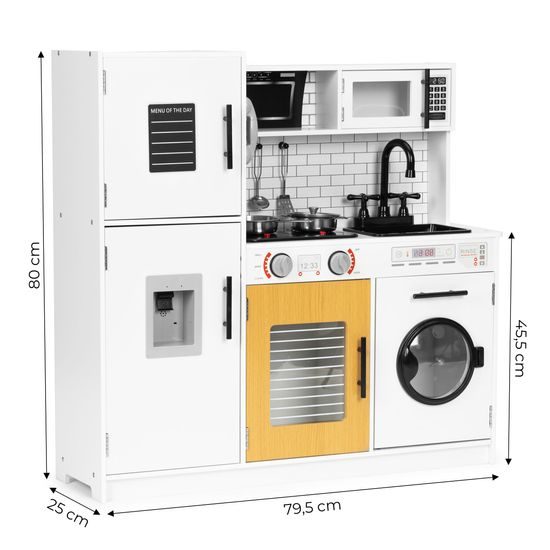 Ecotoys velká dřevěná kuchyňka Daily Kitchen