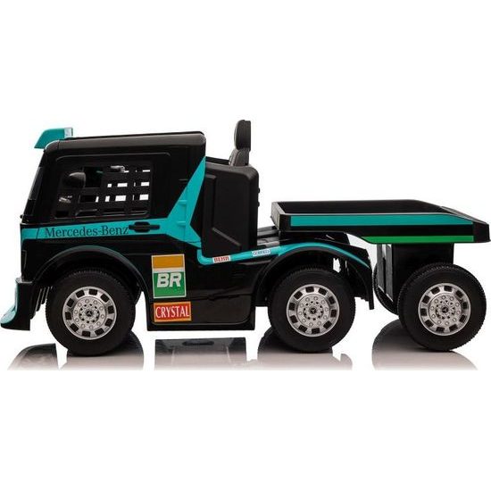 Elektrické auto Mercedes XMX622B modré LCD - návěs