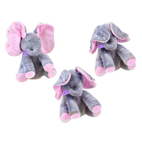 Interaktivní plyšový slon Bodo růžový