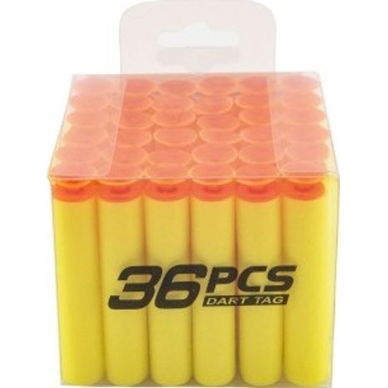 Náhradní pěnové náboje do pistole 36ks s přísavkami - mix 4 barvy