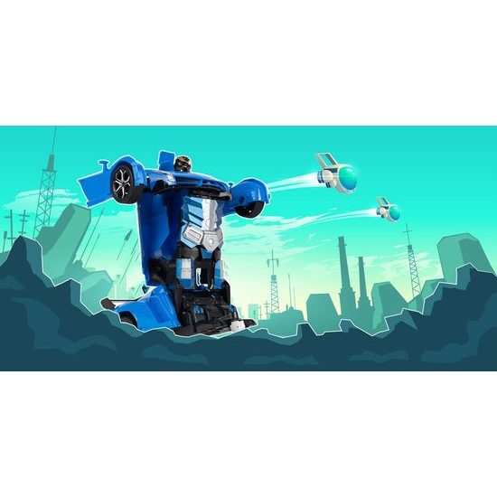 Robot transformer 2v1 Mecha Team 1:18