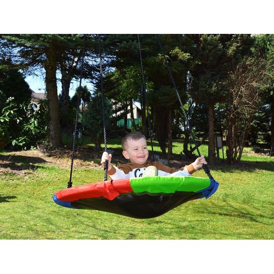 SkyFlyer dětská houpačka Čapí hnízdo barevná