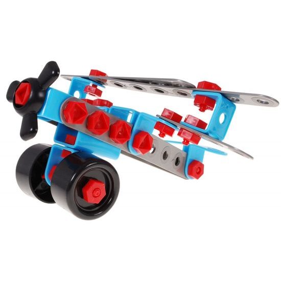 Majlo Toys konstrukční stavebnice s vrtačkou na baterie Junior Block 552 dílků