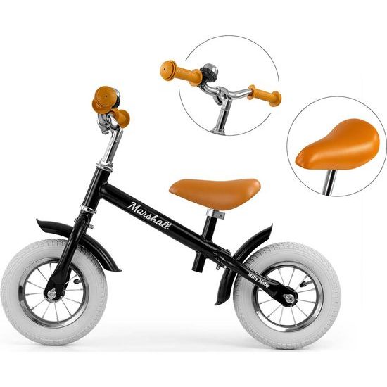 Dětské odrážedlo kolo Milly Mally Marshall Air Black