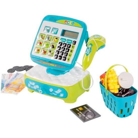 Dětská elektronická pokladna s LED displejem Happy Cash