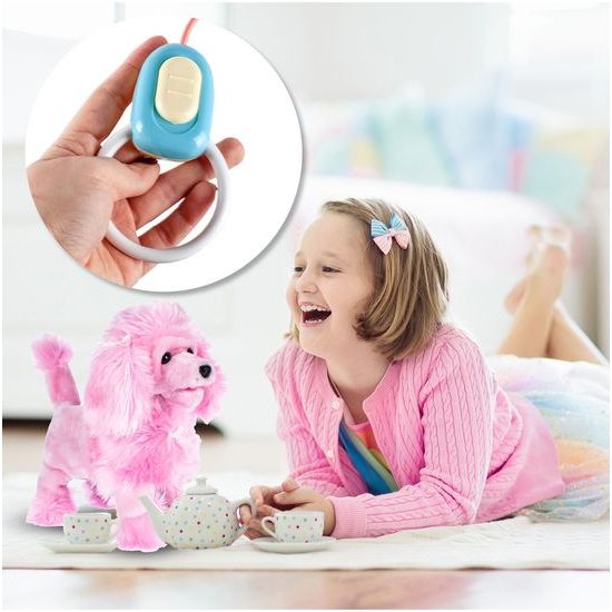 Interaktivní plyšový pejsek Pudl dálkově ovládaný