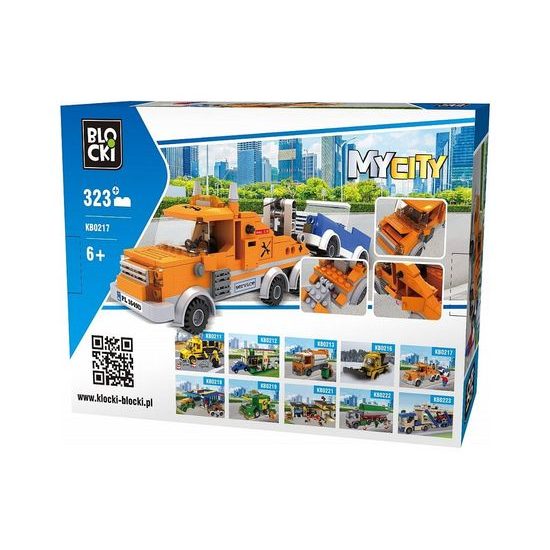 Blocki MyCiyt stavebnice odtahové auto 323 dílků