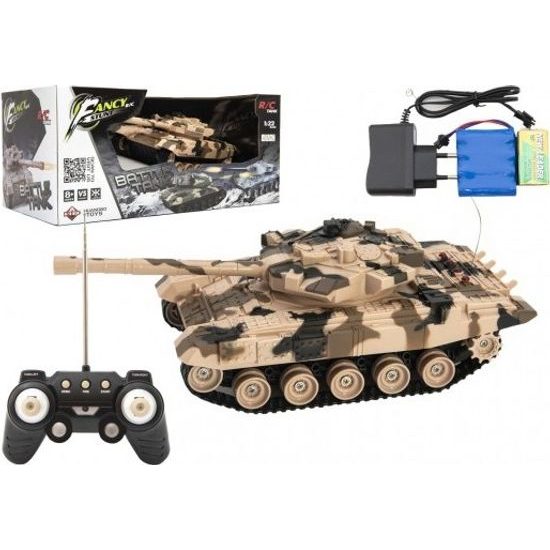 Tank RC 40MHz na baterie+dobíjecí pack
