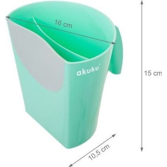 Nádobka na umývání vlasů Akuku mátová