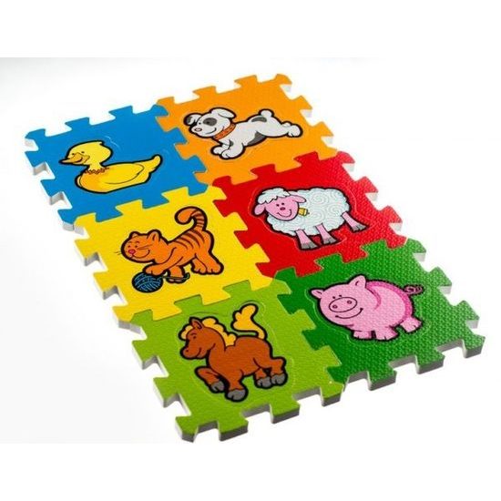Pěnové puzzle - Moje první zvířátka - 6ks